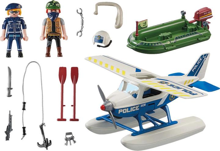 Image du produit Playmobil Avion de la police : poursuite de contrebandiers (70779, Playmobil City Action)