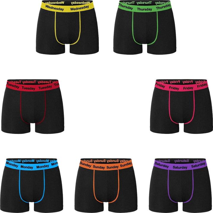Harte & Soul Days of The Week Boxershorts Baumwollmischung (7erPack)