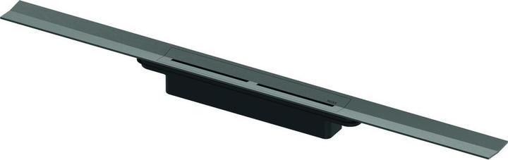 TECE drainprofile Duschprofil schwarz chrom gebürstet, L: 120 B: 5,5 cm (1200 mm)