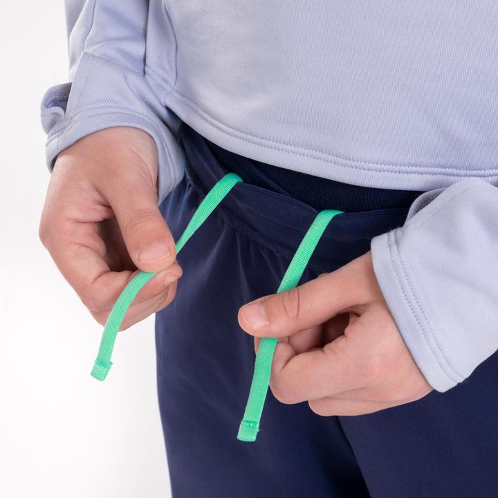 Produktbild Kiprun Laufhose Kinder warm mit Reissverschluss - Warm 900 dunkelblau/grün