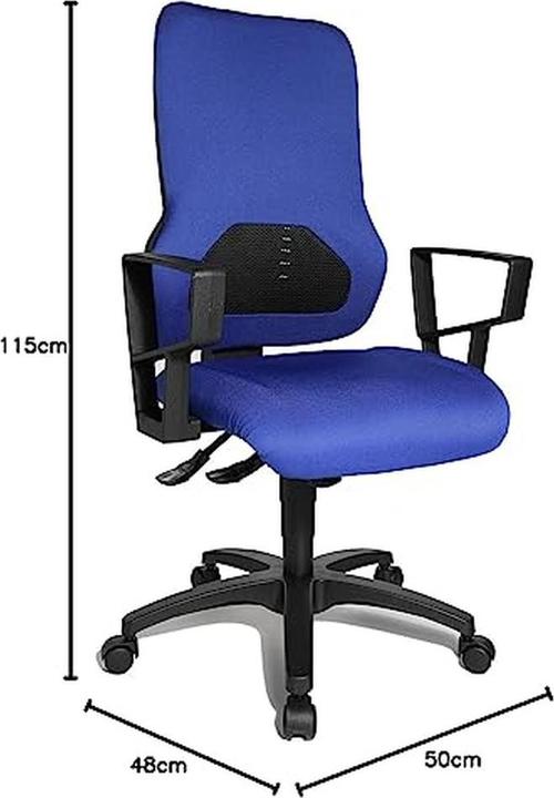 Produktbild Topstar Bürostuhl mit verstellbaren Armlehnen und hoher Belastbarkeit