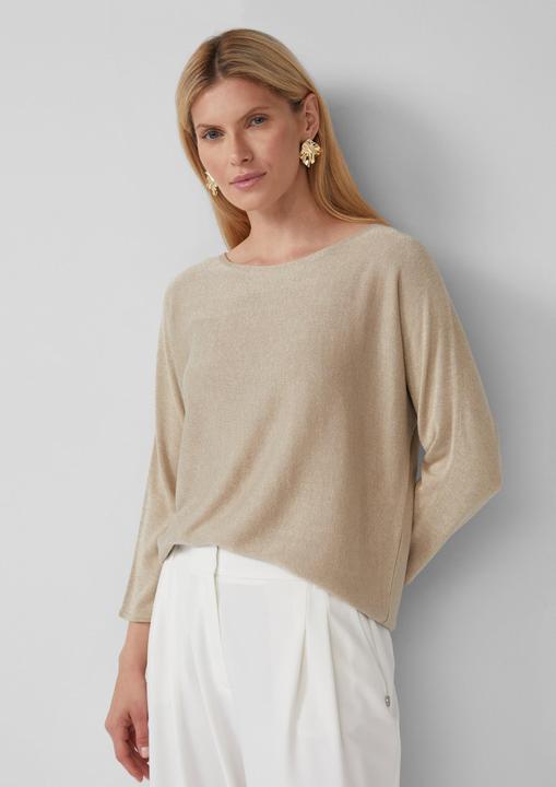 Produktbild s.Oliver Strickpullover Strickpullover mit Glitzergarn und 3/4-Fledermausärmeln (42)