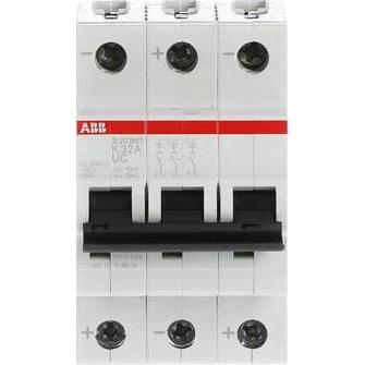 Thumbnail - ABB, Schutzschalter, Leitungsschutzschalter S203MT-K32UC K32A 3polig 10kA