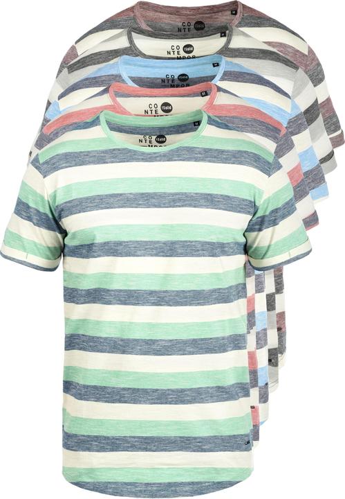 Immagine prodotto Solid Thicco Maglietta A Maniche Corte T-Shirt Con Stampa Da Uomo Con Girocollo In Cotone 100% (XL)