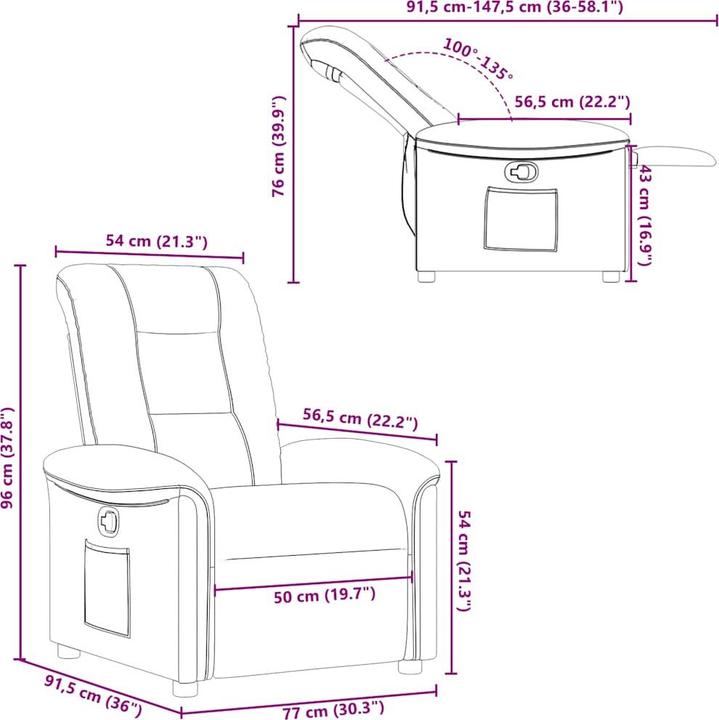 Produktbild vidaXL Relaxsessel