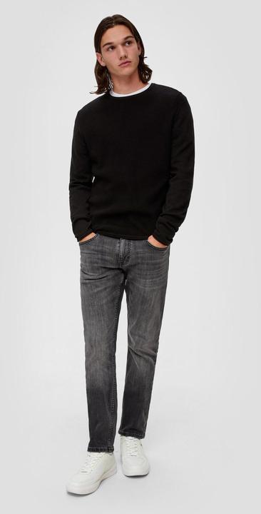 Produktbild s.Oliver Strickpullover Strickpullover mit Musterstruktur (XS)