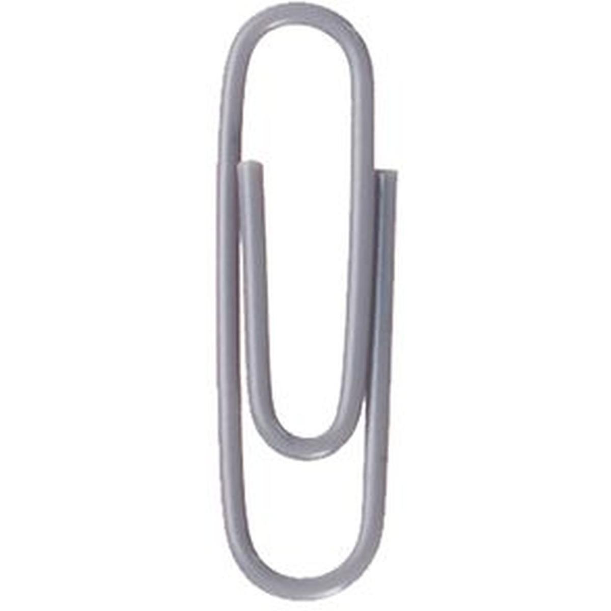Alco, Büroklammer, Briefklammer Metall kunststoffüberzogen 26mm grau VE=1000 Stück (1 x)