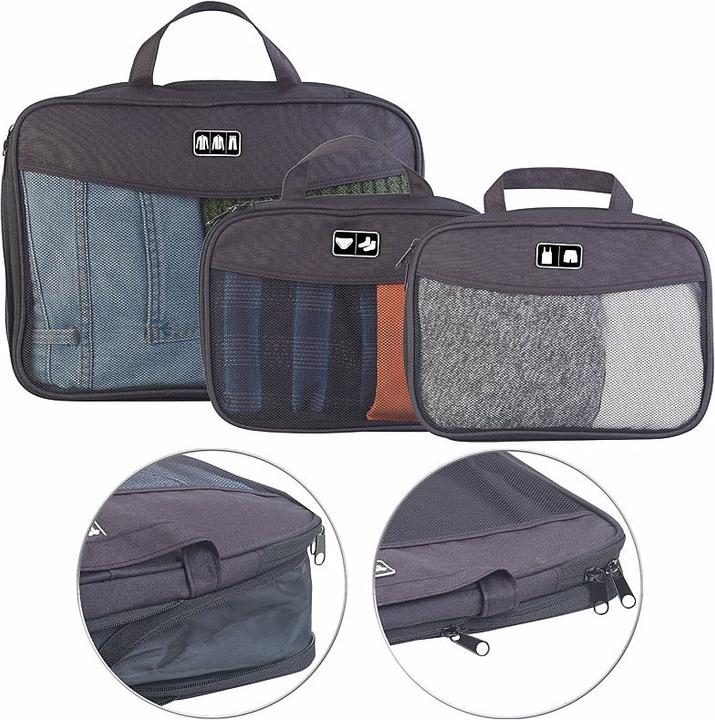 Produktbild Semptec 3-teiliges Kompressions-Kleidertaschen-Set