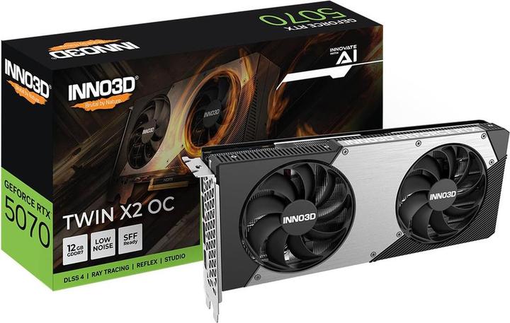 Produktbild Inno3D GeForce RTX 5070 Twin X2 OC (12 GB, GDDR7)