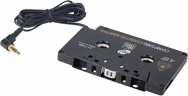 Actual product image Q-Sonic CD/MP3 cassette adapter for car operation (Cassettes adapter)
