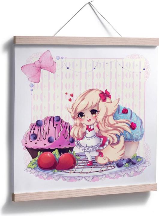 Produktbild Trenddeko La Doll Blanche - Chibi Belle (30 x 30 cm)