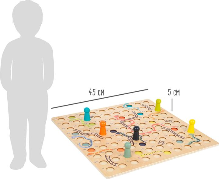 Image du produit small foot Jeu des serpents et des échelles XL (Allemand, Français, Italien, Anglais)