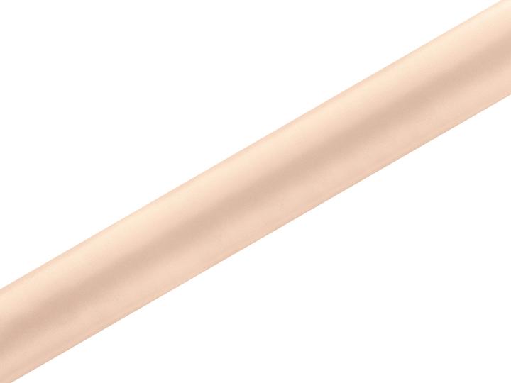 Actual product image Partydeco Satin Plain, light peach, 0.36 x 9m (1 pc. / 9 lm) (1 Piece)