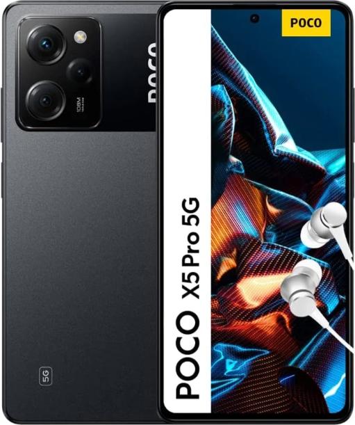 Image du produit Xiaomi Poco X5 Pro (128 Go, Noir, 6.67", Double SIM, 5G)