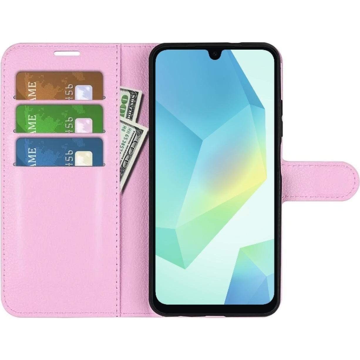 Thumbnail - Screenguard Samsung Galaxy A16 5G Leather Guard Lederhülle (Samsung Galaxy A16 5G), Smartphone Hülle, Rosa