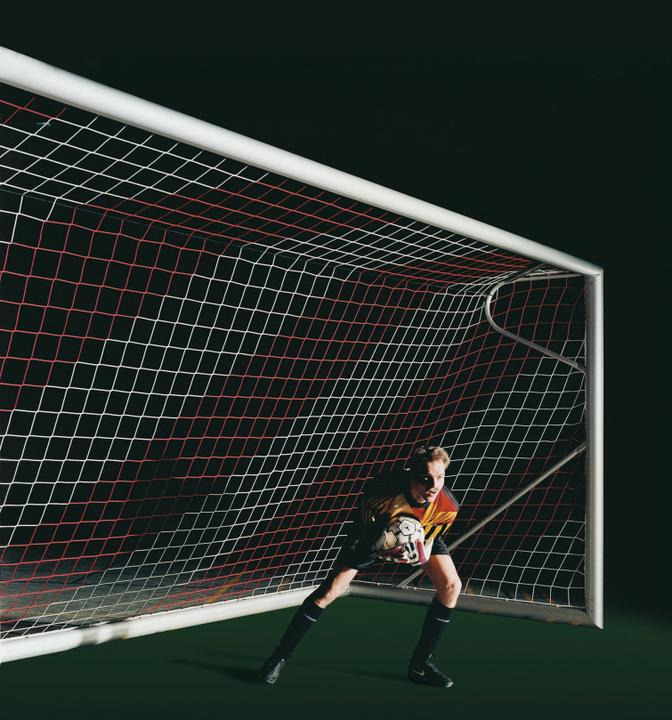 Actual product image Huck Fussballtornetz zweifarbig