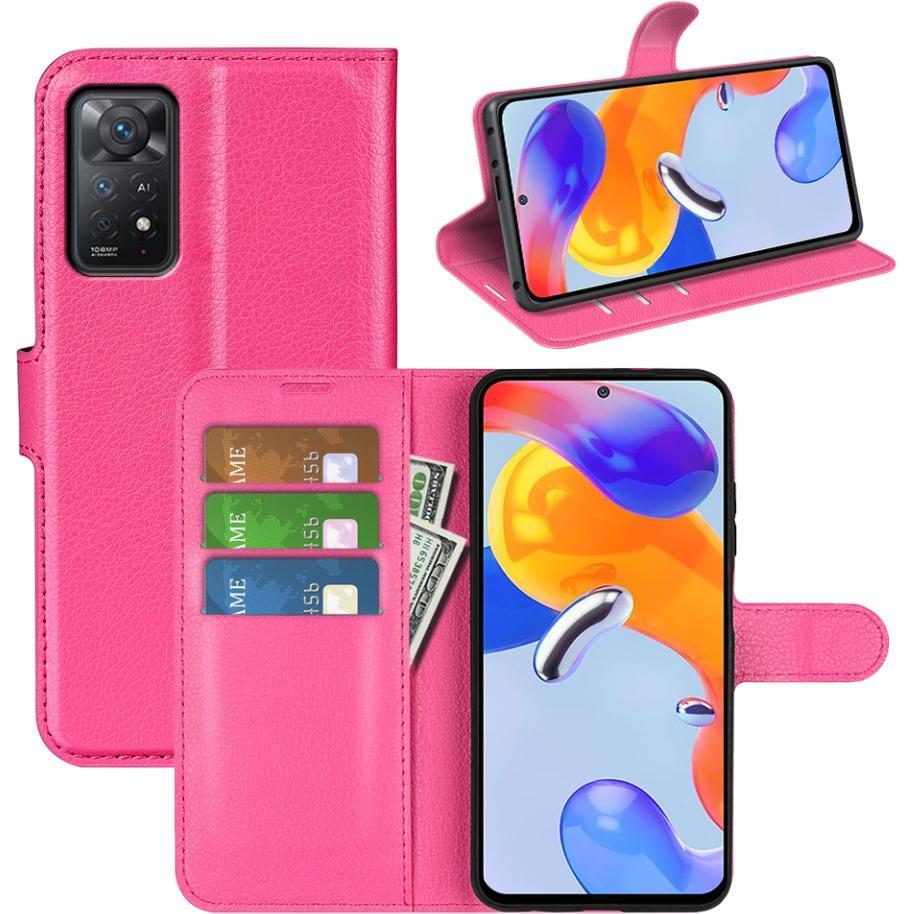 Screenguard Xiaomi Redmi Note 11 Pro Leather Guard Lederhülle (Xiaomi Redmi Note 11 Pro), Smartphone Hülle, Pink