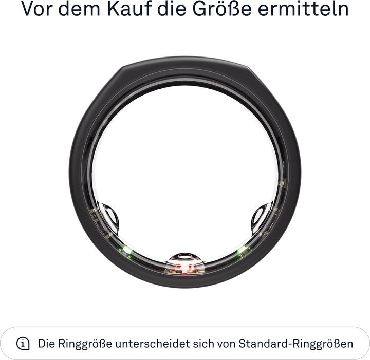 Actual product image Oura Ring Gen3 Heritage (6, Stealth)