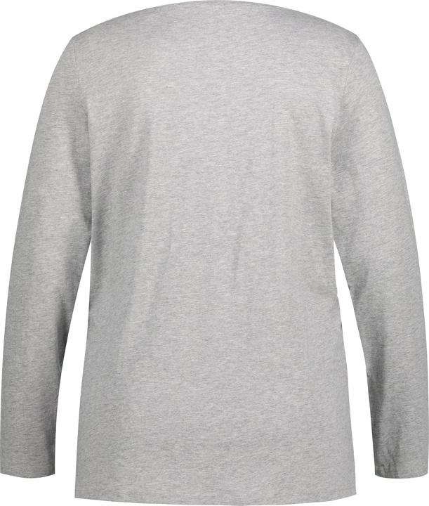 Produktbild Ulla Popken Basic Shirt, Knopfleiste, regular, Langarm (42, 44)
