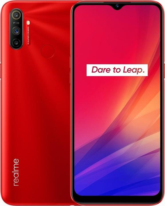 Produktbild realme C3 (64 GB, Blazing Red, 6.50", Dual SIM + SD, 4G)
