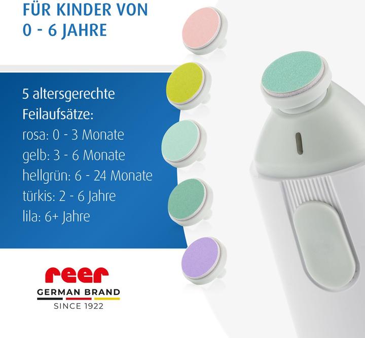 Actual product image Reer BabyCare electric nail file