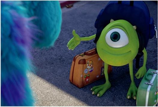 Image du produit Disney Monsters, Inc. Mike/Handshake personnage - Carte postale