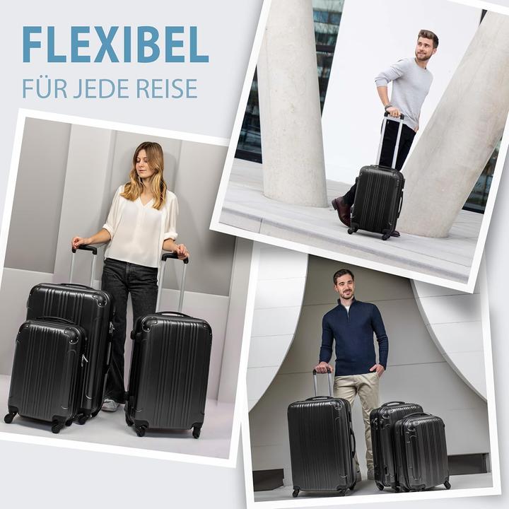 Actual product image Fergé 3-teiliges Hartschalen-Reisekoffer-Set (110 l)