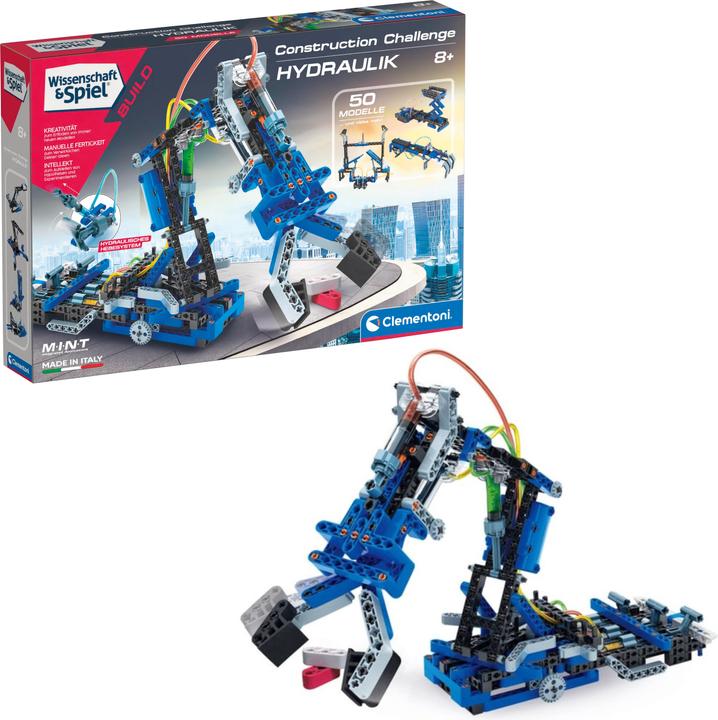 Image du produit Clementoni Construction Challenge - Hydraulique, Kit bras hydraulique, Mécanique & Technique