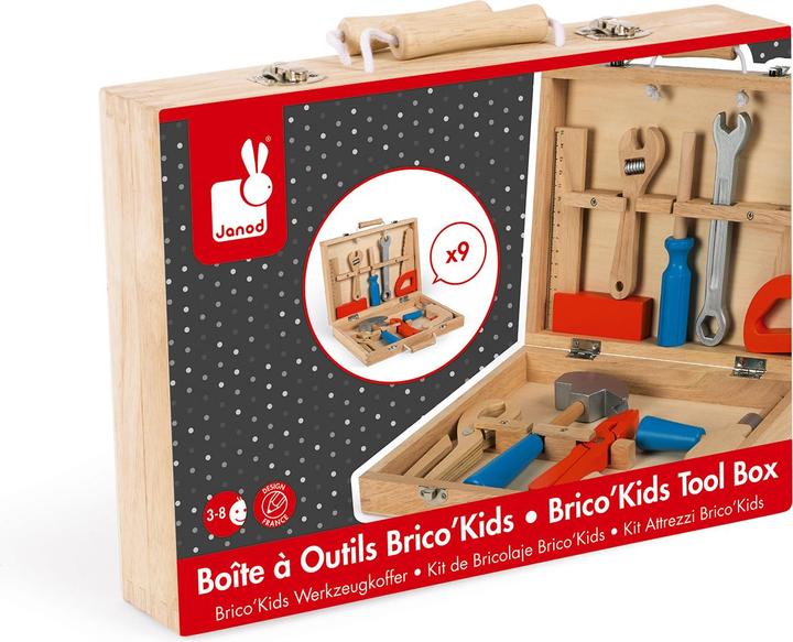 Actual product image Janod Brico'Kids toolbox