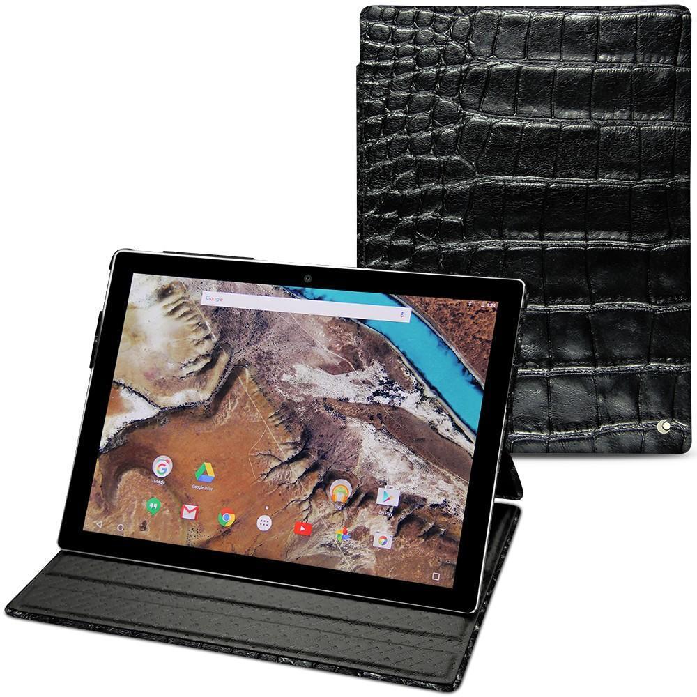 Noreve Lederschutzhülle vertikal (Pixel C), Tablet Hülle, Schwarz