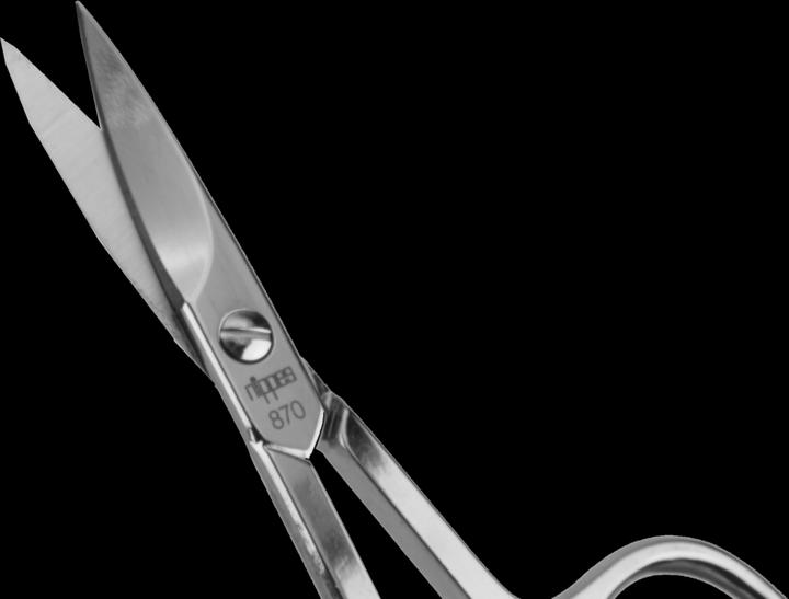 Produktbild Nippes Hautschere mit gebogener Spitze, vernickelt, 870