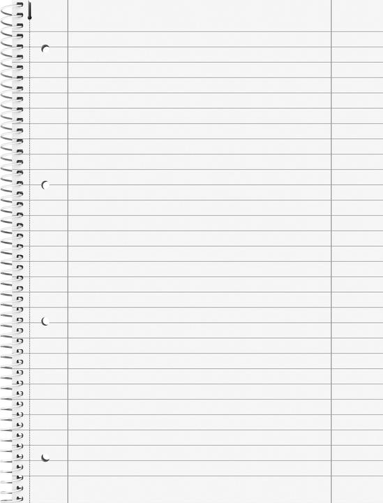 Actual product image Brunnen Collegeblock (A4, Lined)