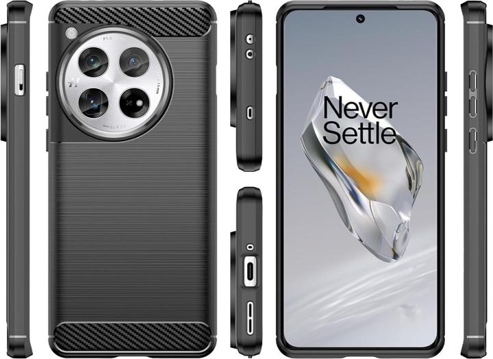 Produktbild Screenguard OnePlus 12 Hülle Carbon Brushed Soft TPU (OnePlus 12)