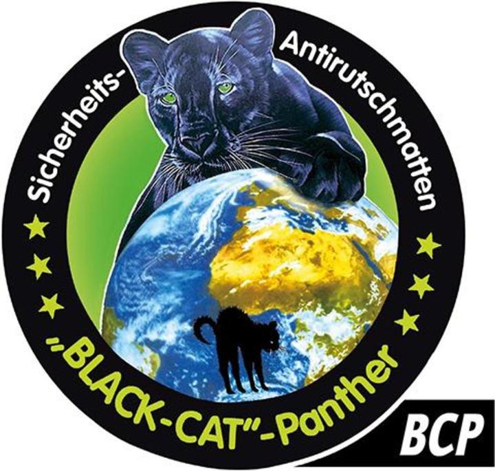 Produktbild Wado Sicherheitsantirutschmatte BLACK-CAT Panther -BCP- L0,2 m B0,24 m D4,5 mm 1 Matte (20 x 24 cm)