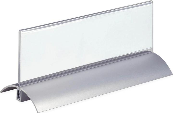 Actual product image Durable Table name plate, acrylic with aluminium base