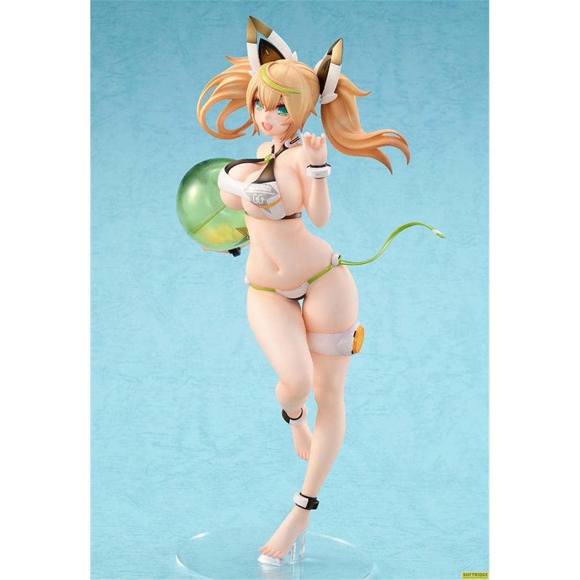 Amakuni Phantasy Star Online 2 PVC Statue 1/7 Es Gene - Summer Vacation (Re-Run) 25 cm