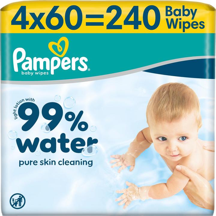 Actual product image Pampers 99% Water (240 pcs.)