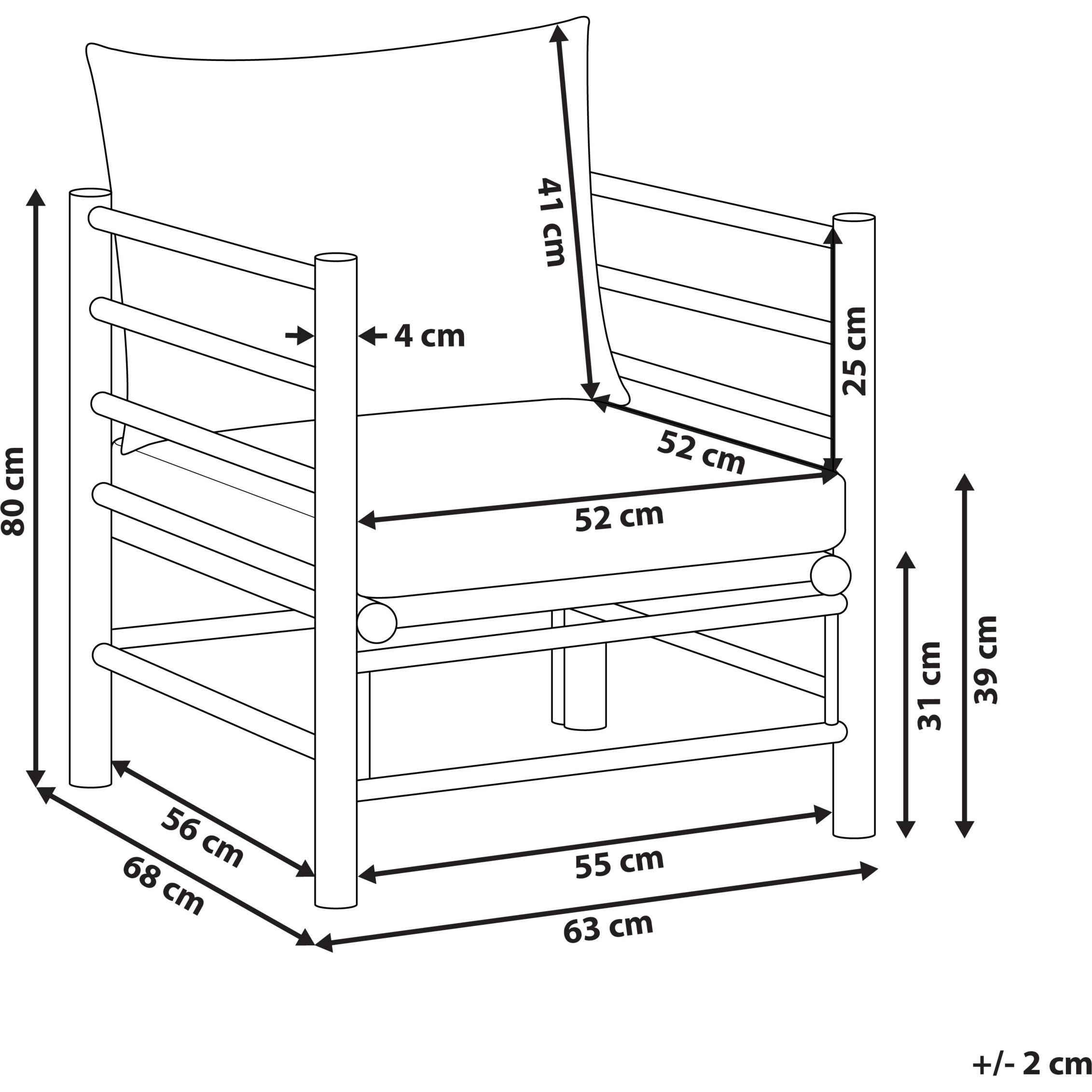 Thumbnail - Beliani, Gartenstühle, Cerreto
