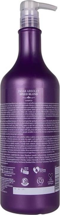Produktbild Inoar Absolut Speed Blond Shampoo für gebleichte, blonde, bläuliche und graue Haare 33,8 oz. (1000 ml, Flüssiges Shampoo)