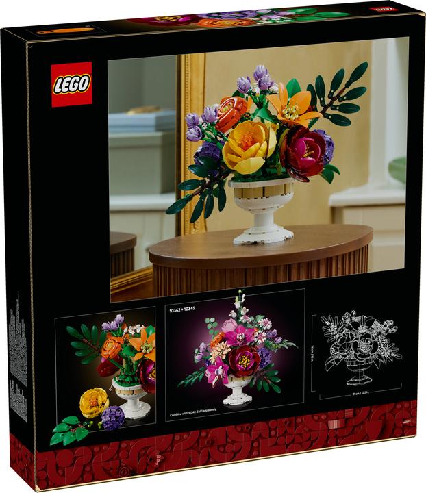 Actual product image LEGO Flower arrangement (10345, LEGO Botanical, LEGO Rare Sets)