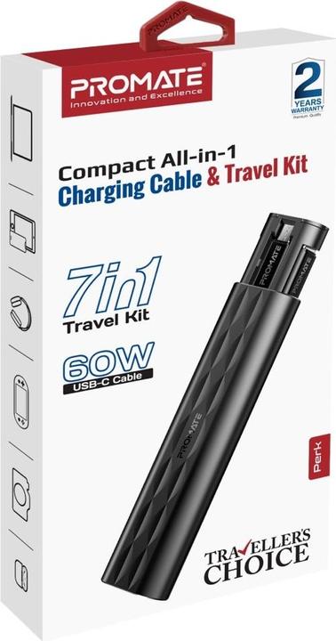 Produktbild ProMate Perk Travel Kit (0.29 m, USB 3.2, 60 W)