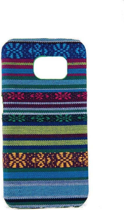 Produktbild König Design Handyhülle für Samsung Galaxy S6 Edge Schutzcase Backcover Bumper Etuis Blau (Samsung Galaxy S6 Edge)