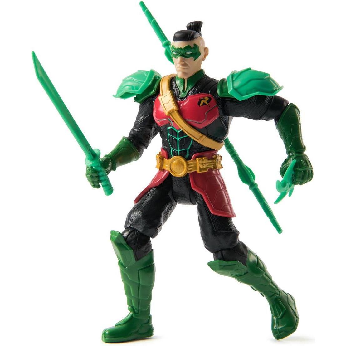 Dc Comics Multicolore Batman - Ninja Strike Weapon Warriors 15 Cm - Robin