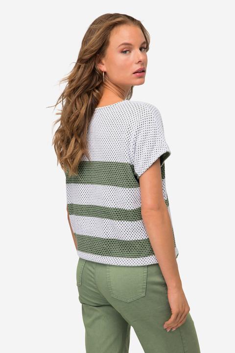 Produktbild Laurasøn Sweatshirt, oversized, doppellagig, Streifen (M)