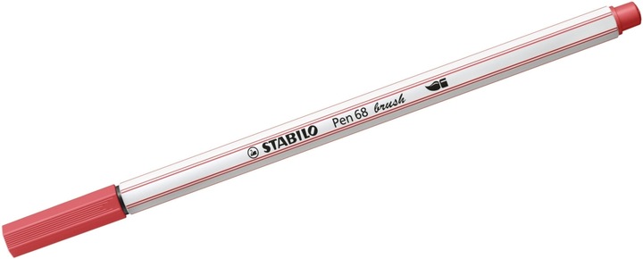 Actual product image STABILO Pen 68 brush Premium felt-tip pen (Rusty red, 1 x)