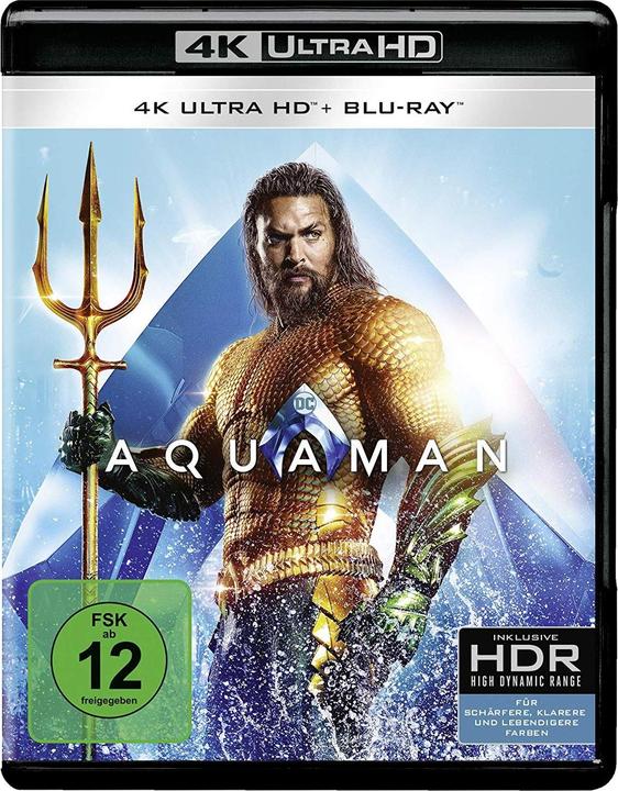 Produktbild Aquaman - 4K Blu-ray (4k Blu-ray, 2018, Deutsch, Englisch)