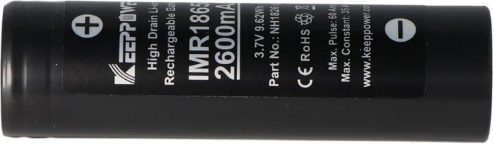 Immagine prodotto Keeppower Batteria IMR18650 Plus (US18650VTC5A) (Flat Top) inclusa la scatola di protezione della batteria (1 pz., 18650, 2600 mAh)
