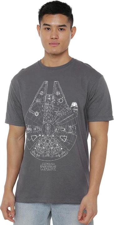 Produktbild Star Wars Millenium Lines TShirt (3XL)