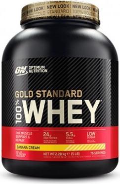 Optimum Nutrition 100% Whey Gold Standard (Cream, Cookies, 1 pcs., 2273 g)