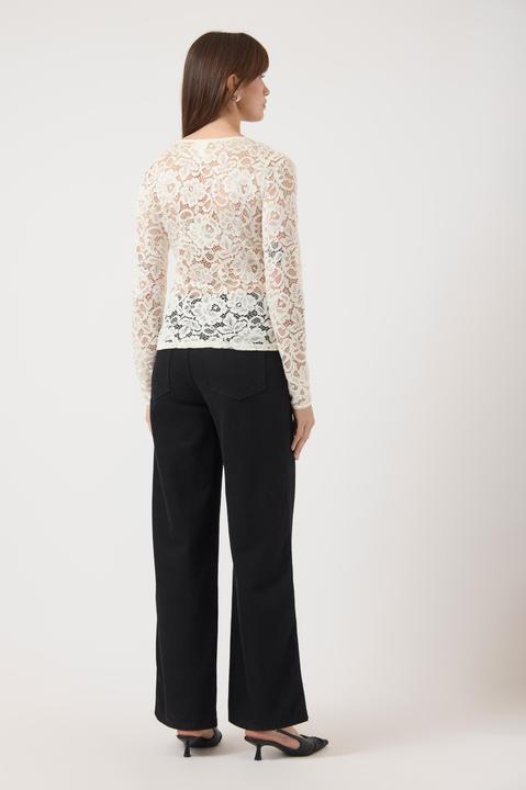 Immagine prodotto Yas Yaslacey Ls V-Neck Lace Top S. Noos (S)